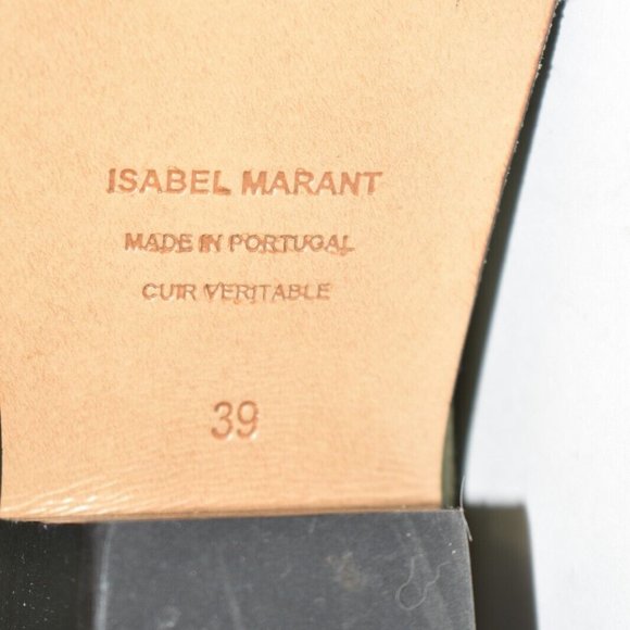 $700 Isabel Marant Derlyn Pointy Toe Boot SUEDE KHAKI GREEN 39 (TC14) - Picture 8 of 8